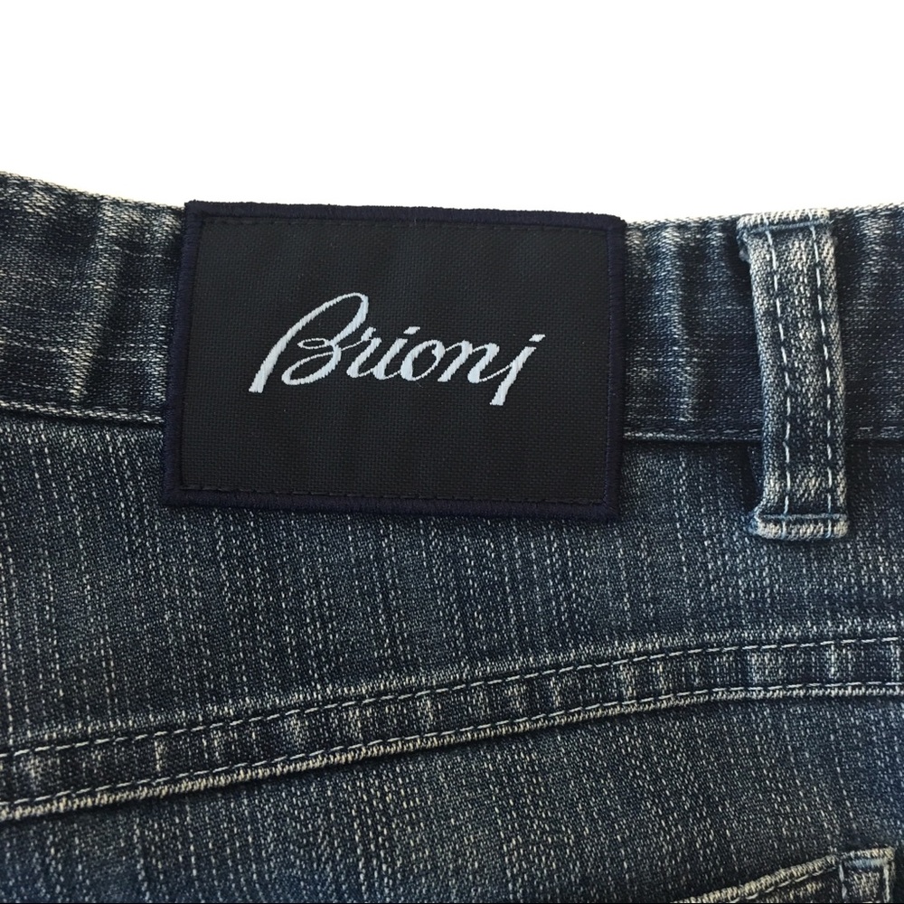 Men’s Brioni Marmolada Blue Jeans 32 R